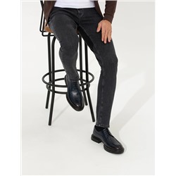 Lacivert %100 Deri Casual Ayakkabı