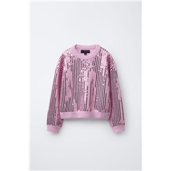 SEQUINNED KNIT JUMPER