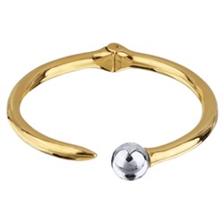 Браслет Гвоздь (бусина 12мм; покрытие золото, родий), Есть комплект