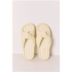 Zapatillas casa lazada volumen amarillo