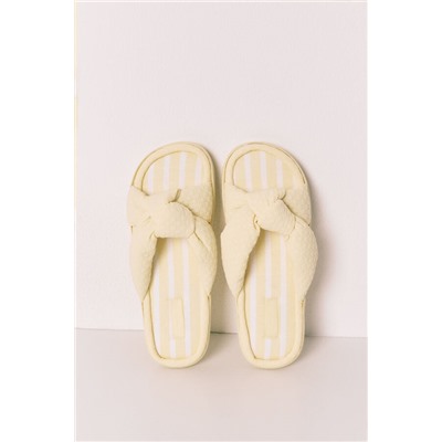 Zapatillas casa lazada volumen amarillo