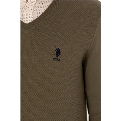 Erkek Haki Basic Kazak