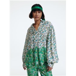 Basic-Bluse aus Viskose