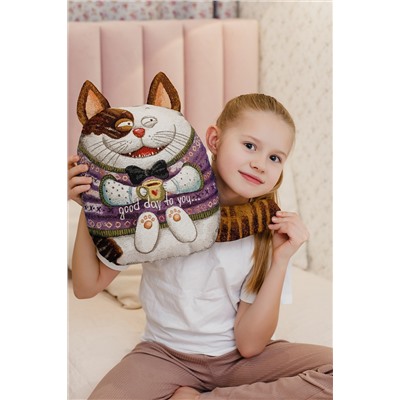 Подушка игрушка Мурзик 30*35