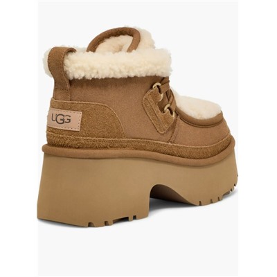 Classic New Heights Genuine Shearling Lace-Up Bootie (Women) UGG®