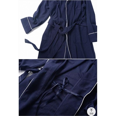 Мягкий, дышащий, впитывающий халат с вафельной текстурой  Экспорт