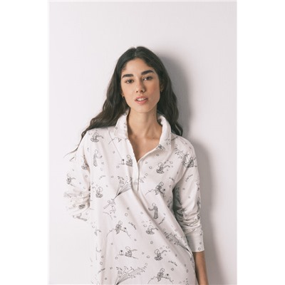 Camisón corto 100% algodón estampado El Principito