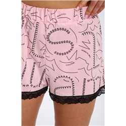 Пижама женская с шортами и топиком арт.1428а