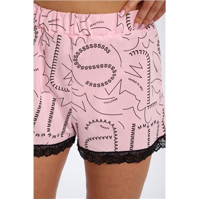 Пижама женская с шортами и топиком арт.1428а