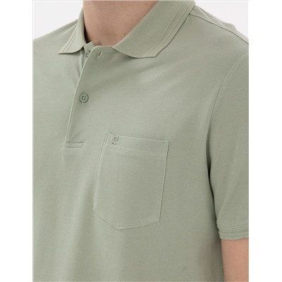 Çağla Yeşili Regular Fit %100 Pamuk Polo Yaka Basic Tişört