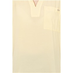 Kadın Açık Sarı Uzun Kollu Gömlek