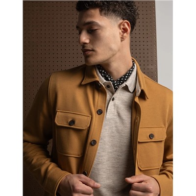 WHITE LABEL BONDED INTERLOCK SHACKET