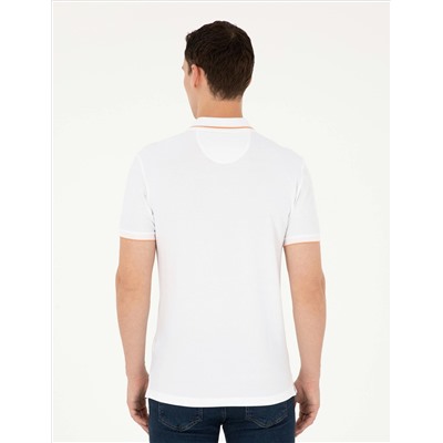 Beyaz Slim Fit Tişört