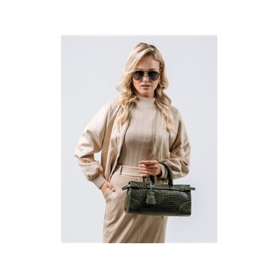 Сумка Lanotti CROCO LINE 8346/зеленый