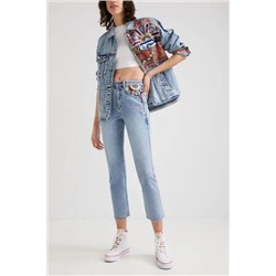 Vaquero Straight cropped cenefas