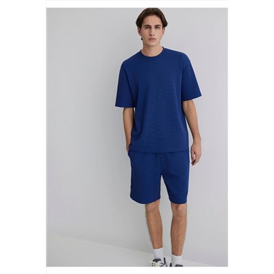 Mavi Basic Tişört Loose Fit / Bol Rahat Kesim 0612655-70722