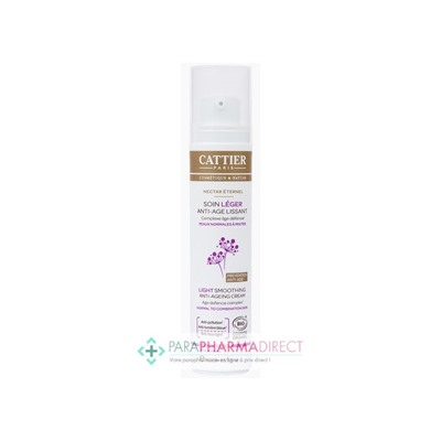 Cattier Nectar Eternel Soin Léger Anti-Age Lissant Premières Rides BIO 50ml