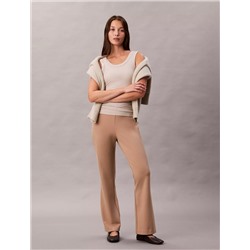 Ponte Slim Flared Pants