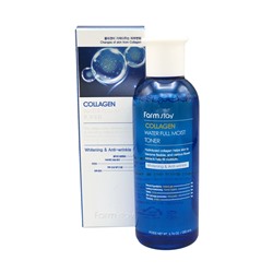FarmStay Collagen Water Full Moist Toner Антивозрастной увлажняющий тонер с коллагеном 200мл