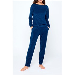 Бархатная толстовка Mony Indigo