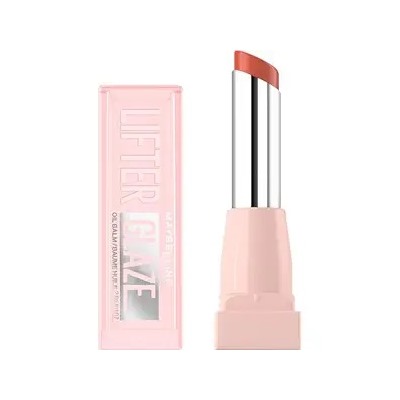 Maybelline Lifter Glaze Oil Balm with Hyaluronic Acid and Hydrating Oil Blend, Lip Balm with 24HRs of Smooth, Moisturizing Shine, Caramel Glow (Sheer Light Brown Nude)
