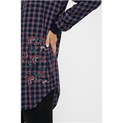 Camisa tartán flores