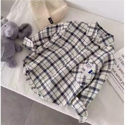 Рубашка для мальчиков в клетку