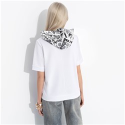 Футболка с капюшоном, Увлечена собой (графика)