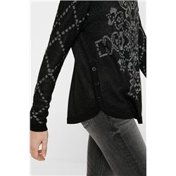 Jersey de galga fina estampado