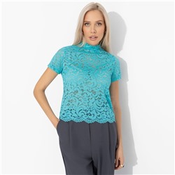 Водолазка из кружева, На что вы намекаете? (бирюзовая)