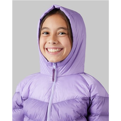 KIDS' HOODED PUFFER JACKET