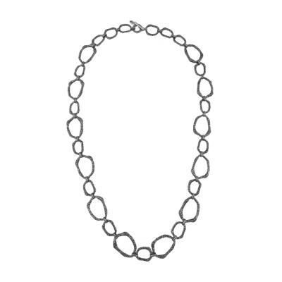 Колье 95см (покрытие античное серебро)