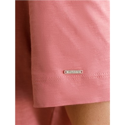 Футболка из фактурного полотна с авторским принтом