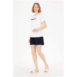 Kadın Beyaz Pijama Takımı