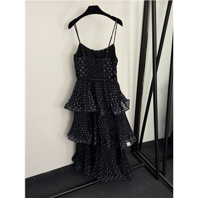 Красивое платье с воланами