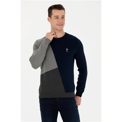 Erkek Gri Melanj Kazak