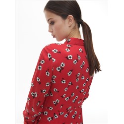 Hemdblusenkleid aus Viskose