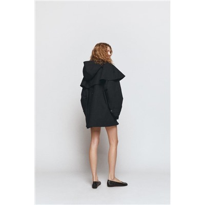 TRENCH CAPUCHA CUELLO CONTRASTE ZW COLLECTION LIMITED EDITION