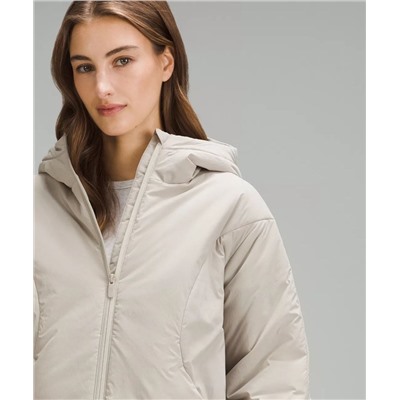 Теплая женская короткая куртка с уникальным утеплителем, который сохраняет тепло лучше пуха   Lululemo*n
