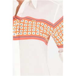 Kadın Somon Uzun Kollu Gömlek