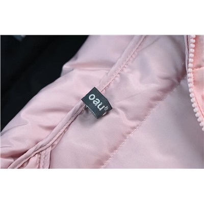 Ветрозащитная пуховая куртка с воротником-стойкой и капюшоном