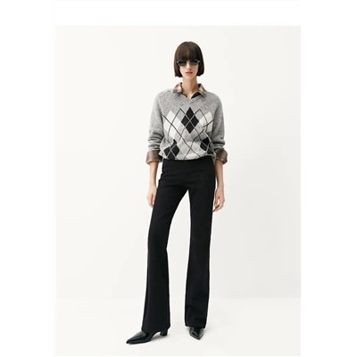 Женские утепленные не эластичные брюки МО*КО