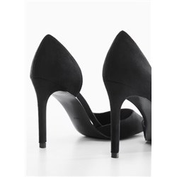 Zapato salón asimétrico