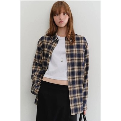 Женская рубашка в клетку