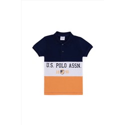 Erkek Çocuk Turuncu Polo Yaka Tişört