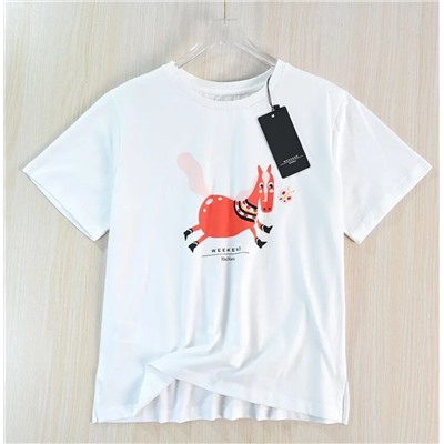 Удобная хлопковая футболка  Макс Мар*а