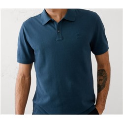 Cotton Monogram Pique Polo