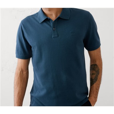 Cotton Monogram Pique Polo