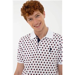 Erkek Beyaz Polo Yaka Tişört