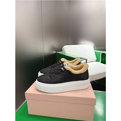 Женские теплые кроссовки на платформе  МИУ МИ*У